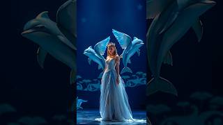 A PRINCESS FUSION WITH A DOLPHIN ON AGT talent dolphin ai [upl. by Ahern]