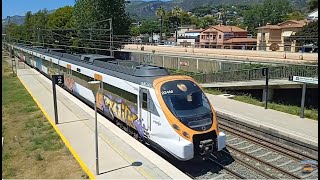 Civia 465 doble Rodalies de Catalunya R2SUD per Platja de Castelldefels amb destinació Barcelona EDF [upl. by Elwina961]