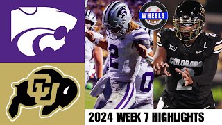 Colorado vs 18 Kansas State  Full Game Highlights  2024 College Football Highlights [upl. by Esertap]