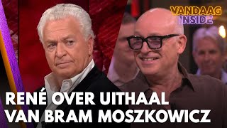 René reageert op uithaal aan zijn adres van Bram Moszkowicz  VANDAAG INSIDE [upl. by Geneva901]