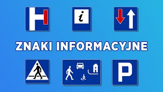 5  Znaki drogowe  Informacyjne [upl. by Sherline]