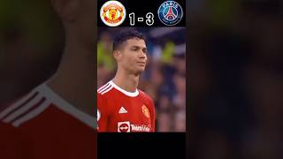 Manchester United vs PSG  Ronaldo vs Messi Mbappe Neymar [upl. by Chirlin]