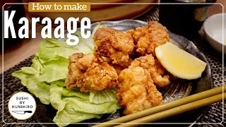 How to make delicious KaraageJapanese Fried Chicken step by step guide [upl. by Redyr]