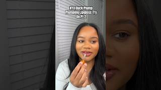 NYX Duck Plump Plumping Lipgloss Try On PT2 lipplumpinglipgloss lipfillers duckplumlipgloss [upl. by Anitsirk]