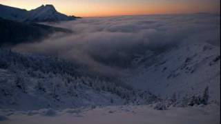 Andrzej Hiolski sings quotTowards the first starsquot by Karłowicz  Tatra Mountains in winter [upl. by Eirhtug]