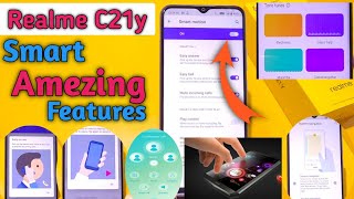 Realme C21y Tips And Tricks  smart screen on setting  Realme C21y hidden features [upl. by Eninnej771]