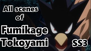 All Scenes of Fumikage Tokoyami Dark Shadow Season 3 BNHA [upl. by Pail]