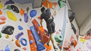 Gym Bouldering  Xiamen Fast Rock Climbing Gym [upl. by Yraillih]