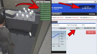 How to make BILLIONS off the Stock Market  GTA 5 [upl. by Junieta]