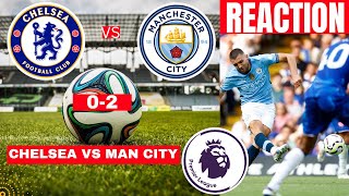 Chelsea vs Man City 02 Live Stream Premier League Football EPL Match Score reaction Highlights Vivo [upl. by Burris]