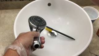 How To Clean and Maintain A Handheld Shower Head [upl. by Franciscka]