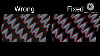 AAAAA V17 Version A Effects Sponsored By Klasky Csupo 2001 Effects Wrong vs Fixed [upl. by Robina404]