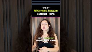 What are Walkthroughs amp Inspections in Software Testing  Interview Question softwaretesting [upl. by Bartholemy]