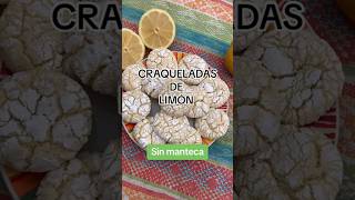 Galletitas de limón SIN MANTECA RAPIDÍSIMAS 💛⏰ facilyrapido galletas recipe [upl. by Airdnna]