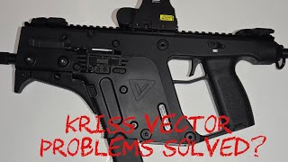 Kriss Vector malfunction problems solved new accessories [upl. by Nnylaf]