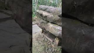 Balancing rock standing magically its in Meghalayas cleanest village [upl. by Collen]