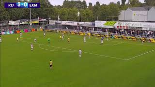 Highlights Rijnsburgse Boys  Excelsior Maassluis 40 [upl. by Zohar244]