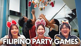 When Korean Kidults Play Filipino Christmas Party Games 🇵🇭🎄  pt 3 [upl. by Jueta]