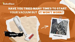 Roidmi F8 Handheld Vacuum No Respond Repair Malaysia [upl. by Glarum338]