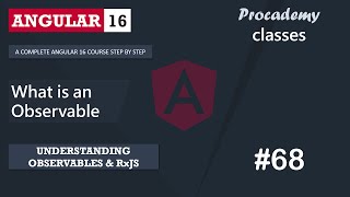 68 What is an Observable  Understanding Observables amp RxJS  A Complete Angular Course [upl. by Onateyac]