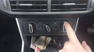 Front and rear demister in the VW polo [upl. by Helse]