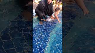 Baby swim baby swimming lucu babygirl [upl. by Ahsenrad]