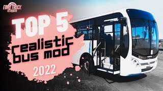 TOP 5 Bus Mod  ETS2  All Versions  Euro truck simulator 2 [upl. by Charteris838]