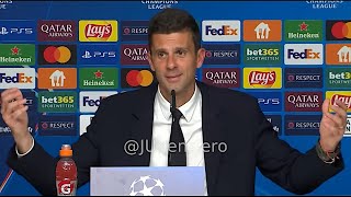 THIAGO MOTTA post LipsiaJuve 23 conferenza stampa quotEroici Nonostante tutto Su Bremer e Nicoquot [upl. by Lutim]