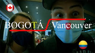 Vuelo BogotáVancouver Canadá  Qué nos preguntaron [upl. by Essirahc]