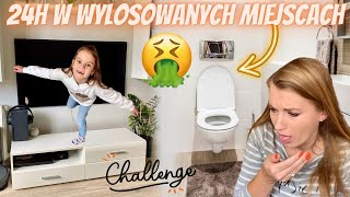 24h w wylosowanych miejscach challenge🤩🔥 Wizyta u lekarza👩‍⚕️🩺 [upl. by Norrabal]