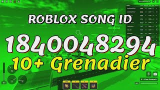 10 Grenadier Roblox Song IDsCodes [upl. by Nus229]