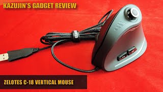 Zelotes C18 Vertical Gaming Mouse  Kazujins Gadget [upl. by Aube]