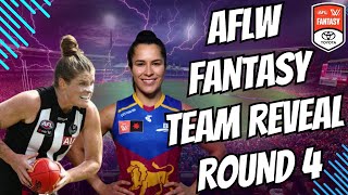 AFLW Fantasy 2024 Team Reveal Round 4 [upl. by Aurora]