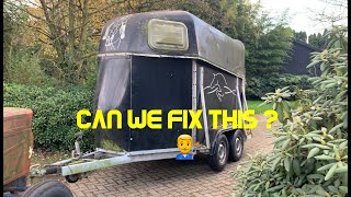 How to Rebuild a FREE Cheval Liberte horse trailer Part 1 rippin’ it all apart [upl. by Rosenberger]