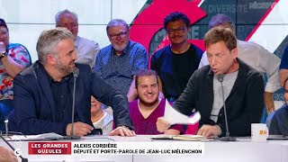 Alexis Corbière vs Daniel Riolo  échanges explosifs dans les quotGrandes Gueulesquot de RMC [upl. by Ripp451]