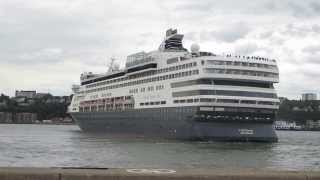 MS Veendam Cruise Ship Quebec City Aug2013 [upl. by Coster]