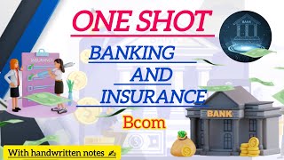 Banking and insurance one shot revision🔥  easy explanation ✅bcomheenaclasses [upl. by Townie321]