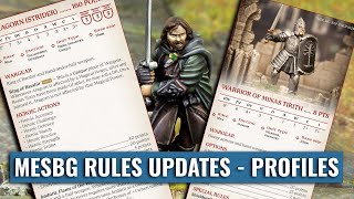 Middleearth SBG Rules Preview  Profiles Priority Rolls amp More [upl. by Gittle]