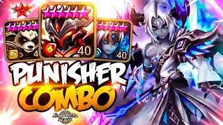 44HP55RES TANKY SQUAD Destroys Enemies in Summoners War [upl. by Aihsatan449]