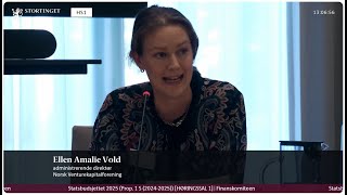 NVCA  Høring om Statsbudsjett 2025 11oktober 2025 [upl. by Aimej394]