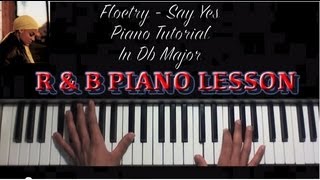 Floetry  quotSay Yesquot Piano Tutorial In F Minor EASY 2 LEARN [upl. by Ceil221]