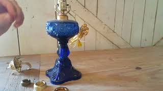 How to Electrify An Oil or Kerosene Lamp Without Destroying It [upl. by Yenattirb]