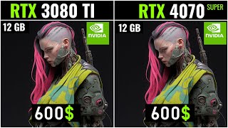 RTX 4070 SUPER VS RTX 3080 TI  20 GAMES TESTED AT 1080P  2K  4K [upl. by Wightman]