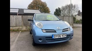 2006 06 NISSAN MICRA 12 URBIS 3DR £2195 [upl. by Enyluqcaj]