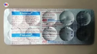 Flatuna Tablet  Simethicone and Activated Charcoal Tablet  Flatuna Tablet Uses Benefits Dosage [upl. by Cates]