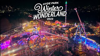 Hyde Park Winter Wonderland London 2023 Walkthrough best destination for festive fun in London 🎡 [upl. by Gelasius]