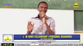 🤵🧕JOINT FELLOWSHIP  PERSONAL BRANDING  Dennis Mburu  IDC JKUAT  13102024 [upl. by Stiles]