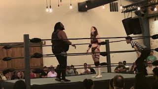 SVW Hoss title match Saraya Saber vs Ehren Black C [upl. by Donohue]