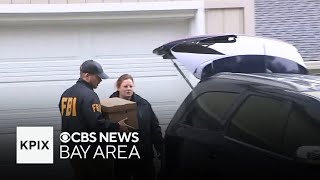 Watch FBI agents remove boxes from home of Oakland Mayor Sheng Thao [upl. by Quitt]