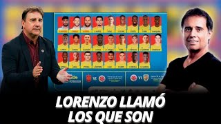 Convocatoria Selección Colombia  Lorenzo llamó Los que son [upl. by Acirema]